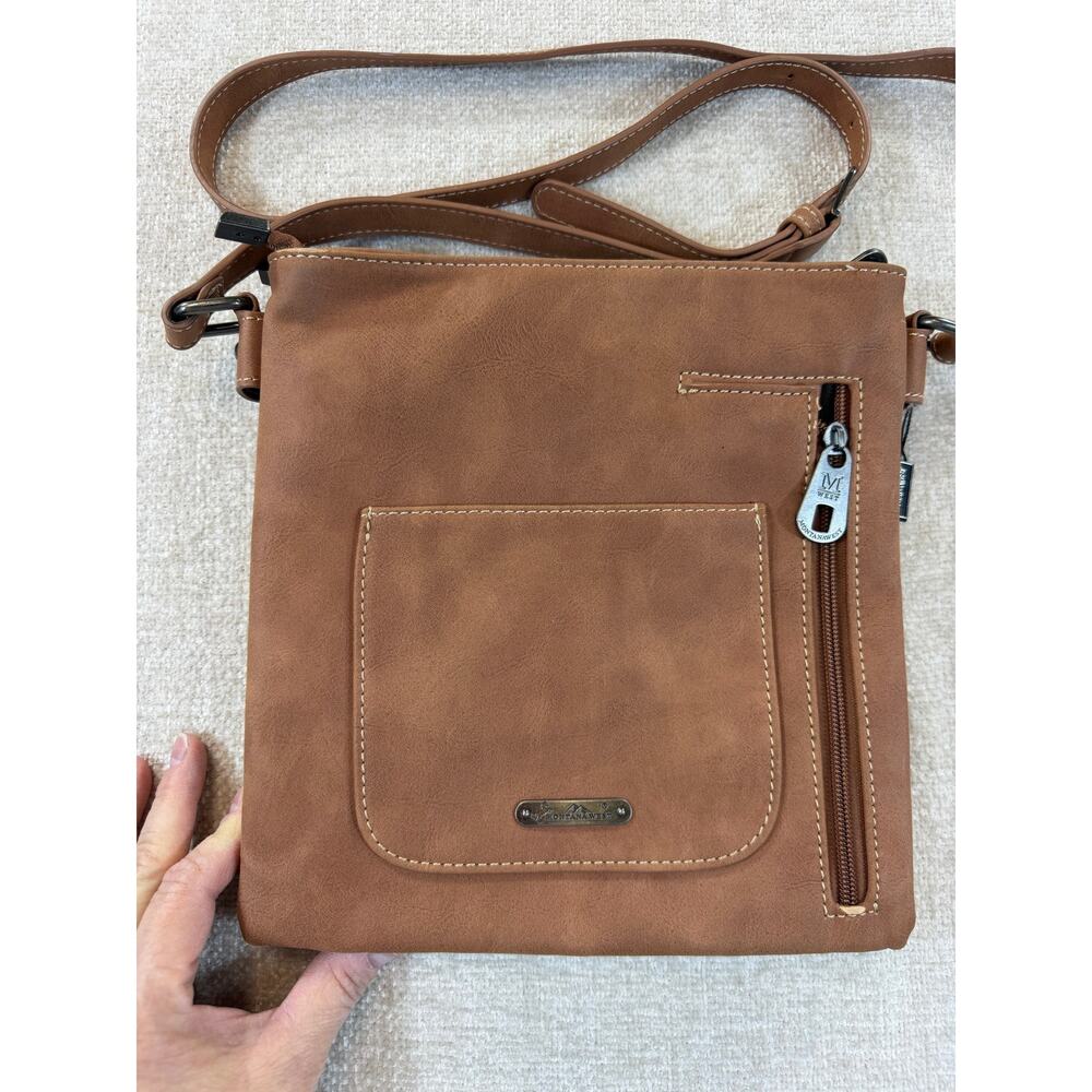 Montana West Women's Brown Faux Leather Southwest Crossbody Purse Bag Western - Picture 2 of 13